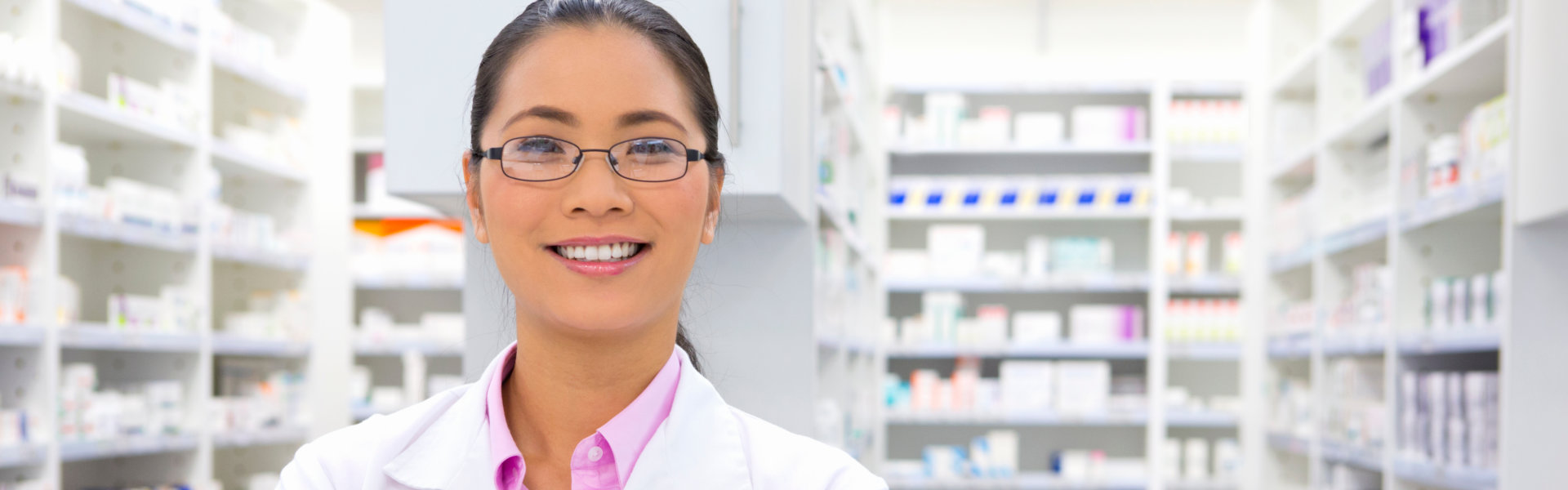 pharmacist smiling